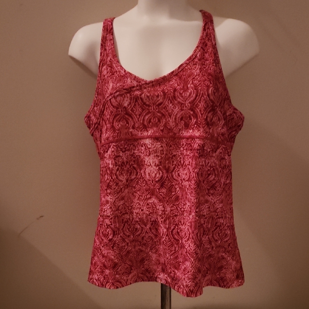 Women's Paiva Xl Pink Patterned Tank Top